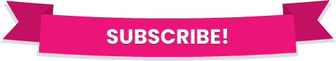 Pink Subscribe to our newsletter ribbon